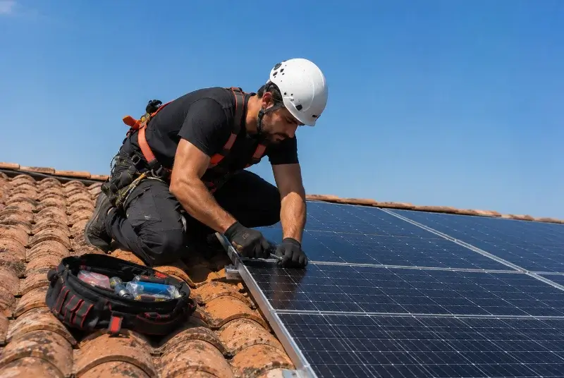 Maintenance et monitoring de panneaux solaires à Issirac
